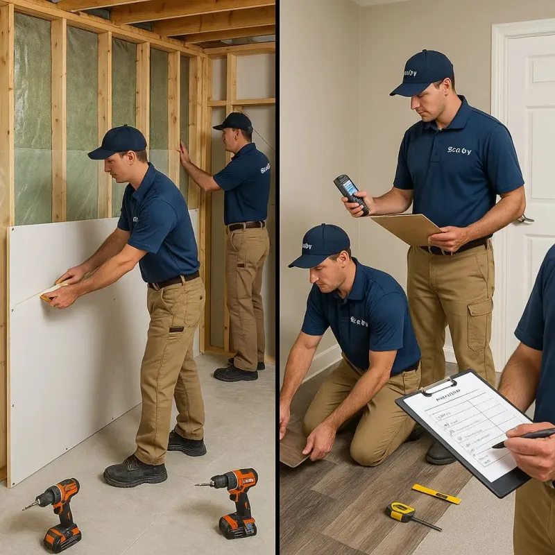 Repairs and Reconstruction process in South Pittsburg, TN