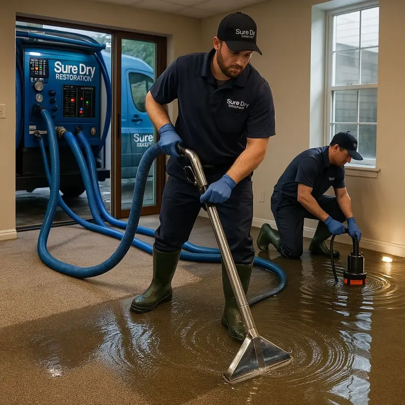 Water Extraction and Removal process in South Pittsburg, TN